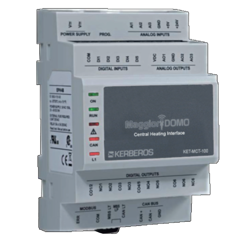 Modulo Centrale Termica per sistemi MaggiorDOMO®
