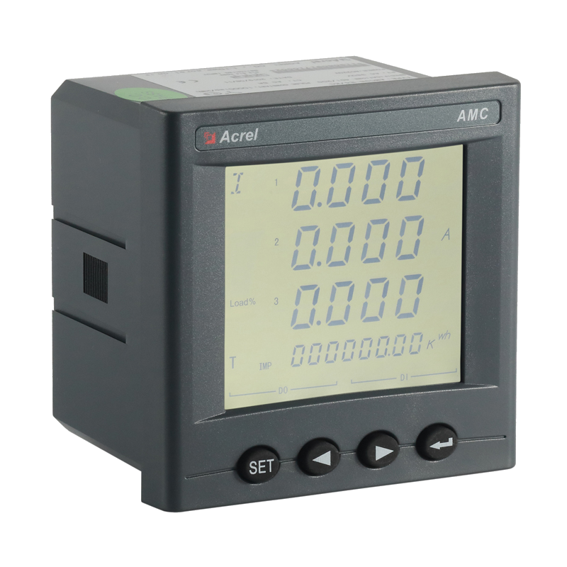 Power meter trifase da pannello per trasformatori amperometrici